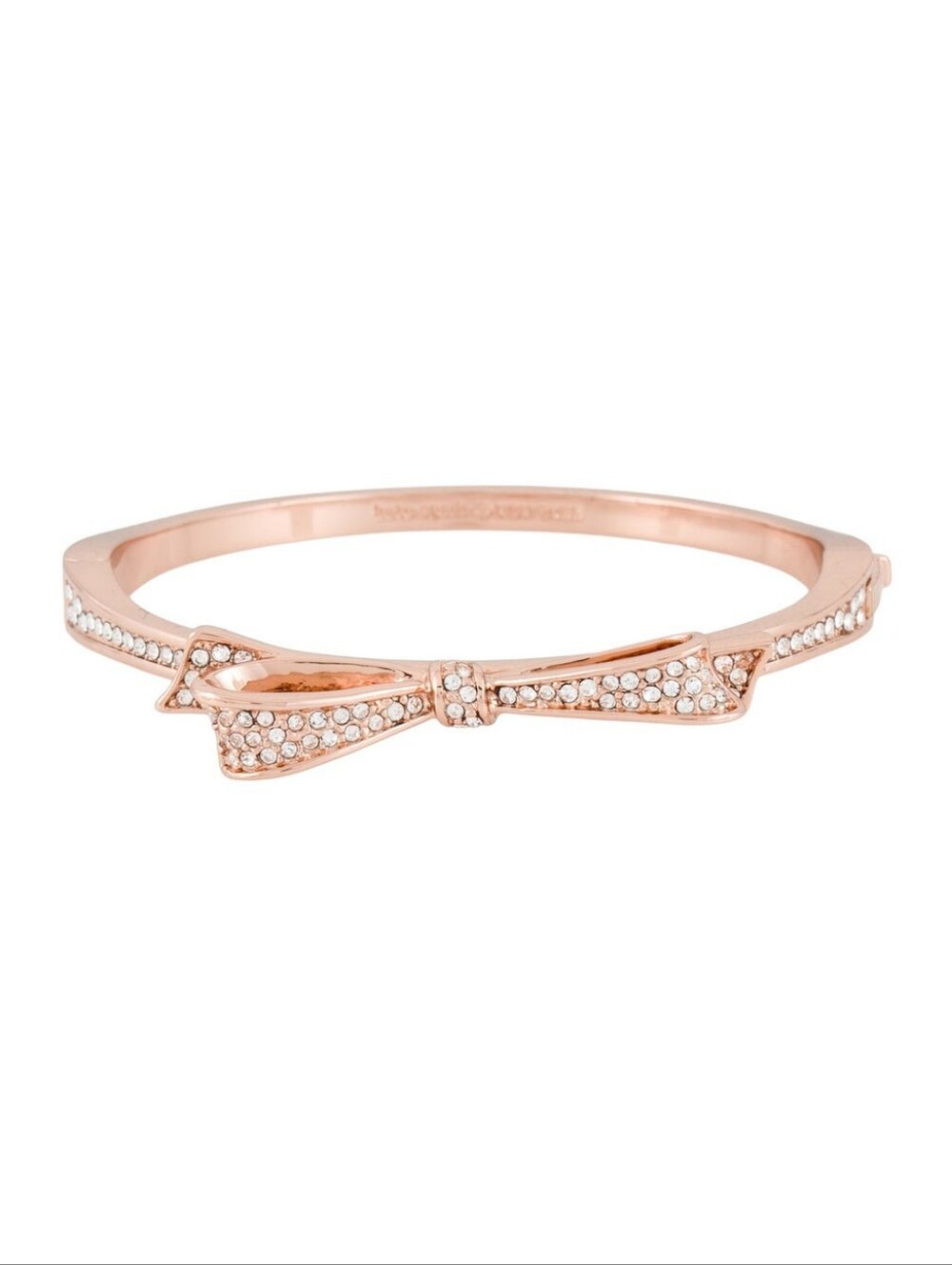 Kate Spade NY "Love Notes" Gold Bow Bangle NWT